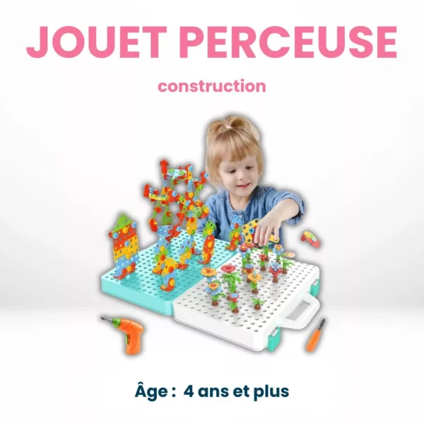 Jouet Perceuse Construction