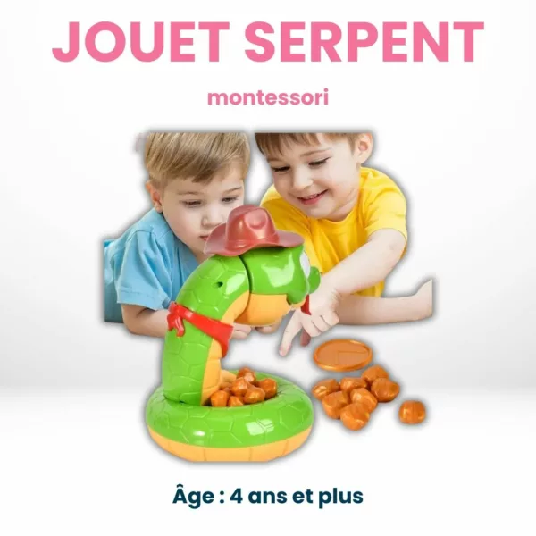 Jouet Serpent Montessori