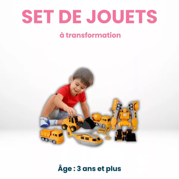 Set de Jouets à Transformation