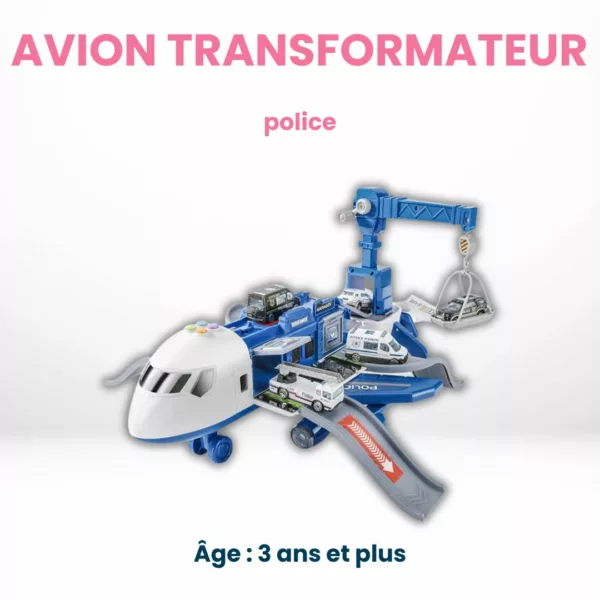 Avion Transformateur Police