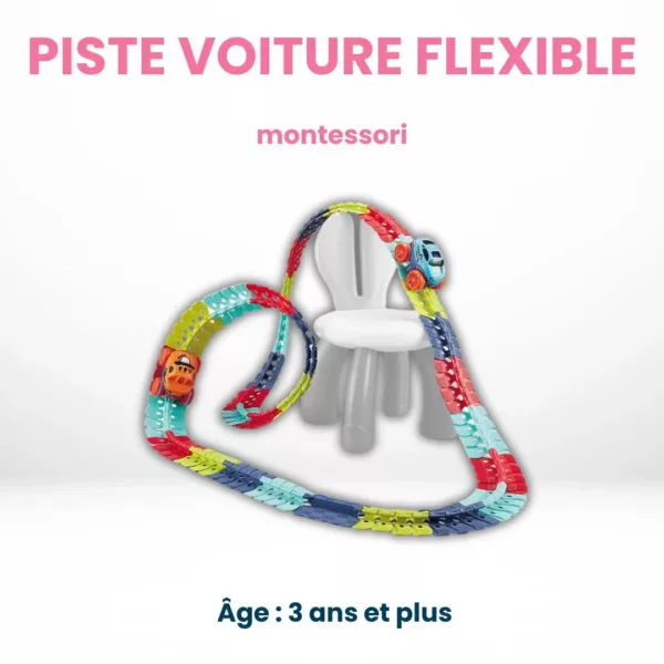 Piste Voiture Flexible Montessori