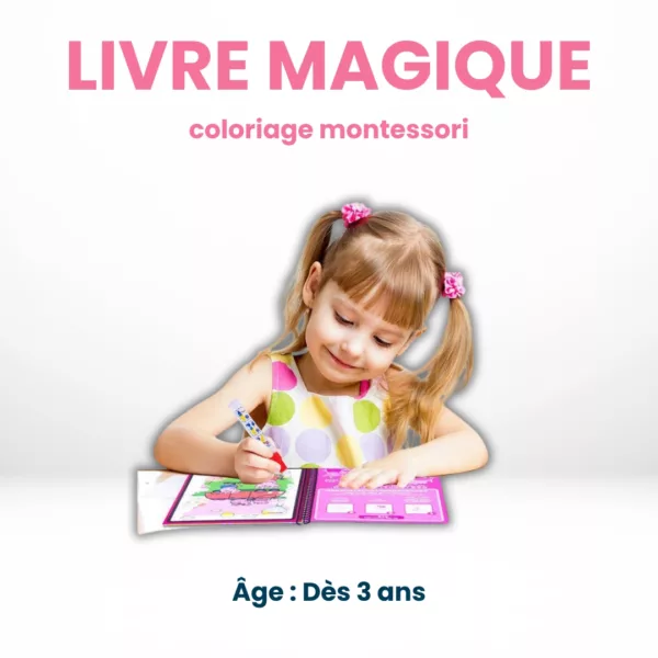 Livre Magique Coloriage Montessori