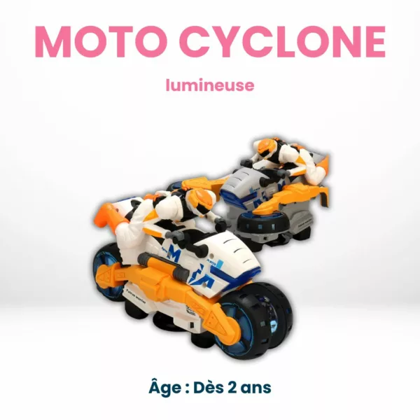 Moto Cyclone Lumineuse