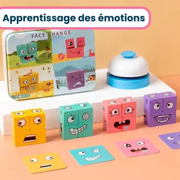 Puzzle Expression en Bois Montessori – Image 2