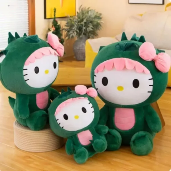 Peluche hello kitty dinosaure – Image 3