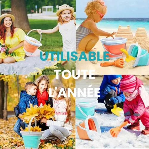Bac à sable enfant – Aire de jeu extérieure sécurisée pour des heures de plaisir créatif en plein air