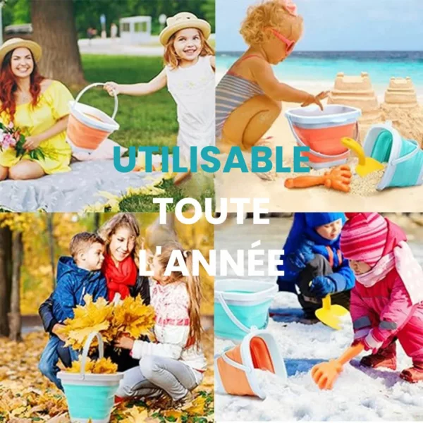 Bac à sable enfant – Aire de jeu extérieure sécurisée pour des heures de plaisir créatif en plein air