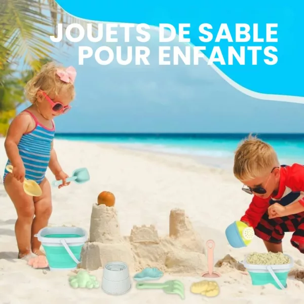 Bac à sable enfant – Aire de jeu extérieure sécurisée pour des heures de plaisir créatif en plein air