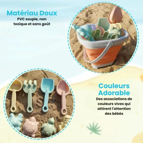 Bac à sable enfant – Aire de jeu extérieure sécurisée pour des heures de plaisir créatif en plein air