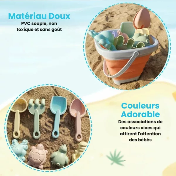 Bac à sable enfant – Aire de jeu extérieure sécurisée pour des heures de plaisir créatif en plein air