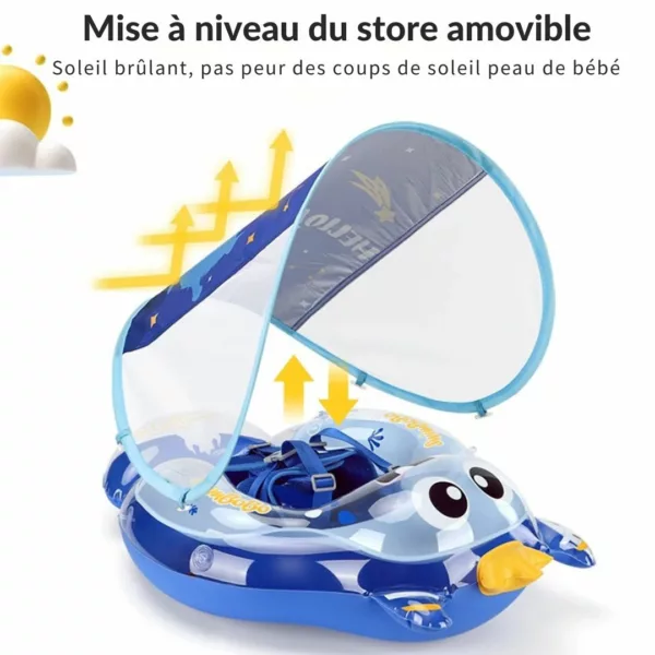 Bouée bébé avec parasol – Image 2