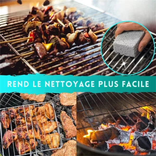 Pierre réfractaire cuisson barbecue – Image 3
