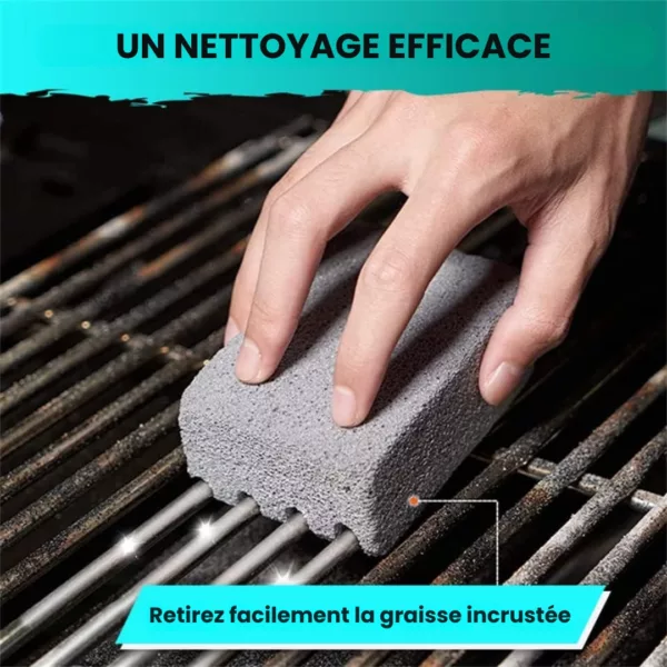 Pierre réfractaire cuisson barbecue – Image 4