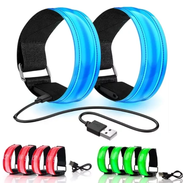 Brassard lampe sécurité randonnée – visibilité maximale de nuit – idéal running, vélo et trail – Image 5