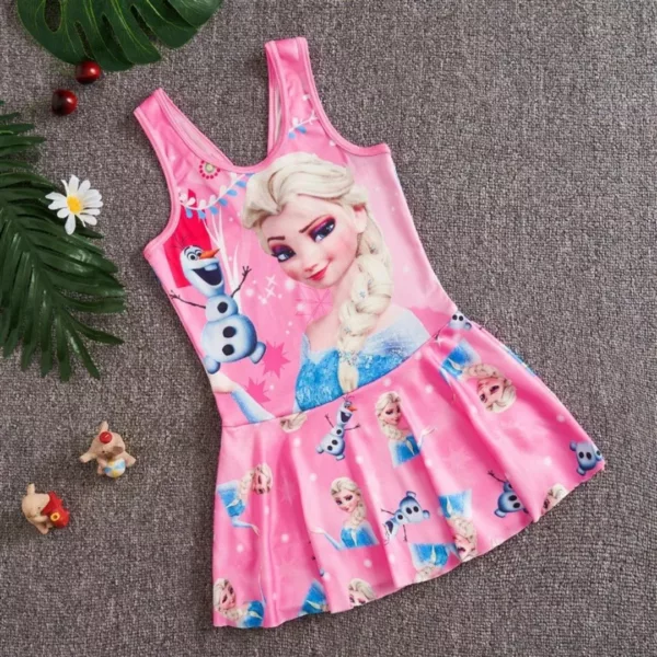 Maillot de bain jupe reine des neiges – Image 2