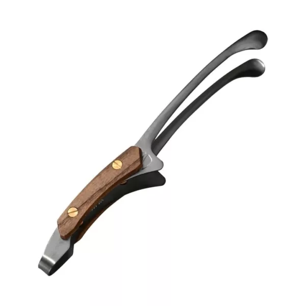 Pince barbecue inox manche bois – Image 8