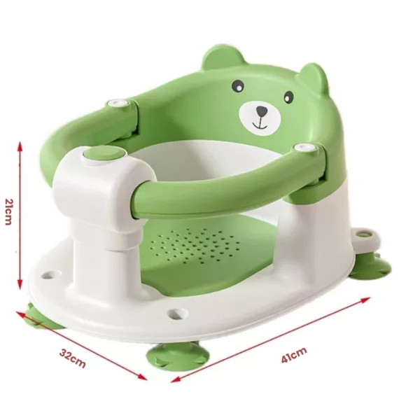 Anneau de bain bébé – Assise sécurisée et confortable pour le bain – Antidérapant et facile à installer