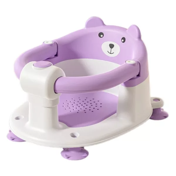 Anneau de bain bébé – Assise sécurisée et confortable pour le bain – Antidérapant et facile à installer