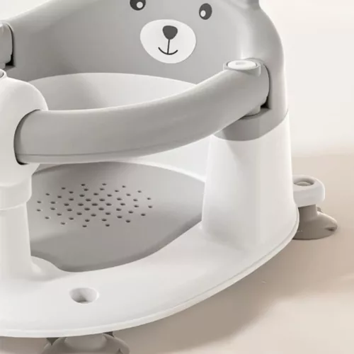 Anneau de bain bébé – Assise sécurisée et confortable pour le bain – Antidérapant et facile à installer