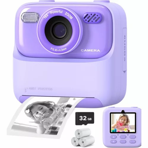 Appareil Photo Instantane Enfant​ Impression Cadeau Creatif Pour Enfants Photos Instantanees Amusantes A Imprimer 2