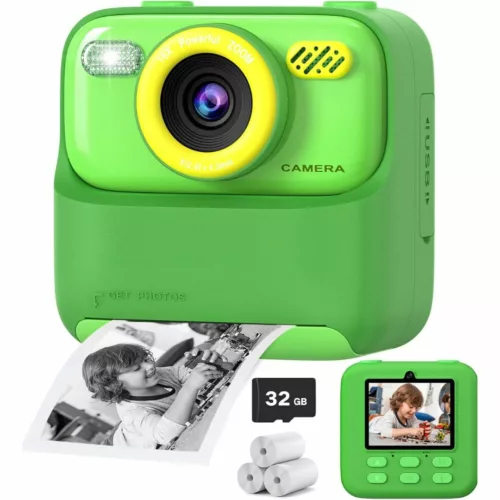 appareil photo instantané enfant​ impression – Cadeau créatif pour enfants – Photos instantanées amusantes à imprimer