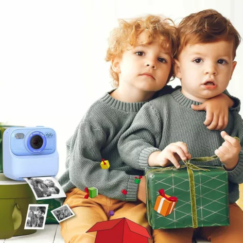 appareil photo instantané enfant​ impression – Cadeau créatif pour enfants – Photos instantanées amusantes à imprimer