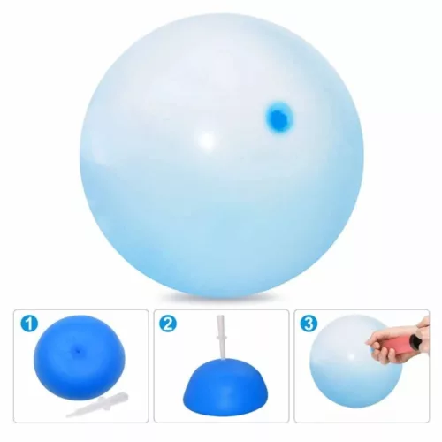 Balle élastique gonflable – Jeu sensoriel pour enfants – Développe motricité et coordination amusante