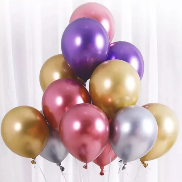 Ballon de baudruche – Décoration festive colorée pour anniversaires, mariages et fêtes réussies – Image 4