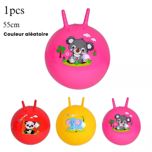 Ballon sauteur enfant – Dépense ton énergie en s'amusant à la maison ou au jardin – Motricité et équilibre garantis – Image 7