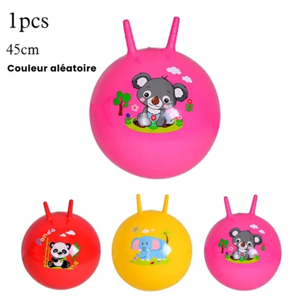 Ballon sauteur enfant – Dépense ton énergie en s'amusant à la maison ou au jardin – Motricité et équilibre garantis – Image 6