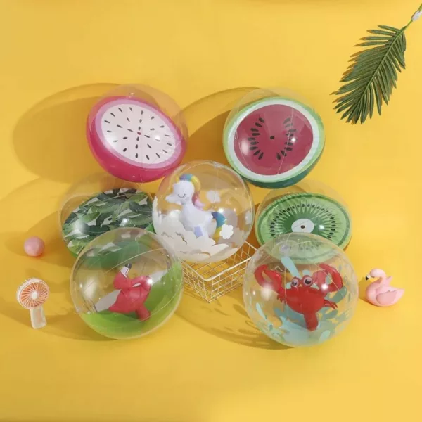 Ballon de plage gonflable – Accessoire fun et léger pour des journées ensoleillées à la mer ou à la piscine