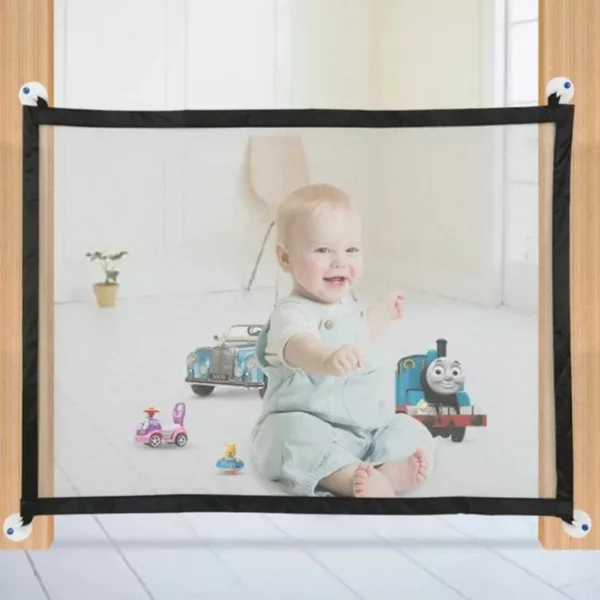 Barrière enfant escalier sans perçage – Sécurité optimale sans trous, installation rapide et sans outils