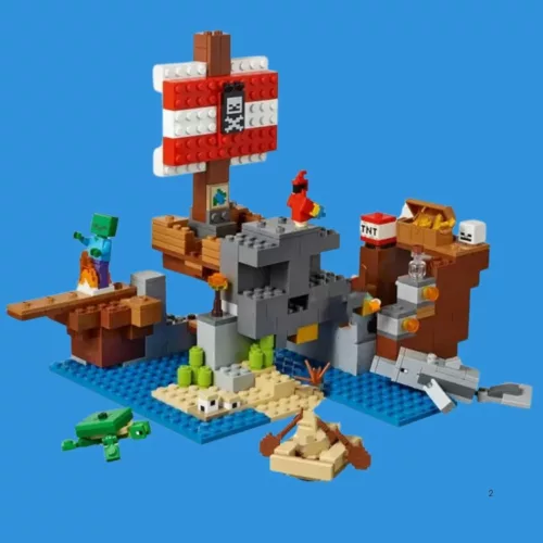 Bateau pirate lego – Construction immersive pour enfants – Aventure, créativité et heures de jeu garantis