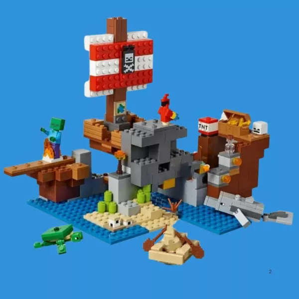 Bateau pirate lego – Construction immersive pour enfants – Aventure, créativité et heures de jeu garantis
