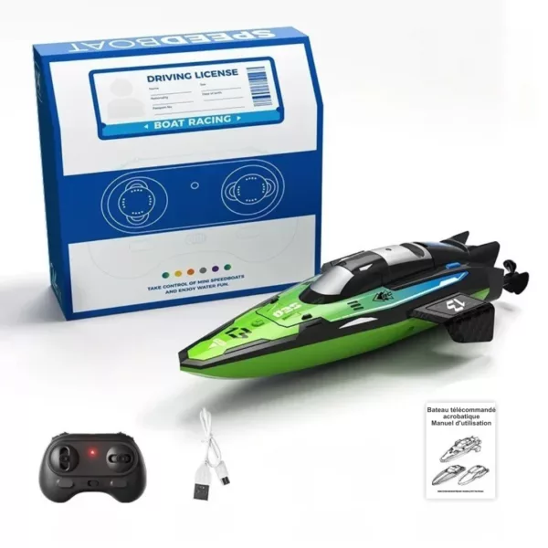 Bateau telecommandé enfant – Jeu aquatique fun et éducatif – Idéal pour piscine ou lac – Cadeau parfait dès 6 ans