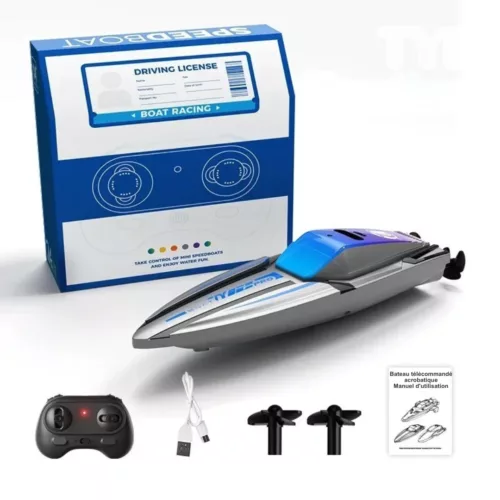 Bateau telecommandé enfant – Jeu aquatique fun et éducatif – Idéal pour piscine ou lac – Cadeau parfait dès 6 ans