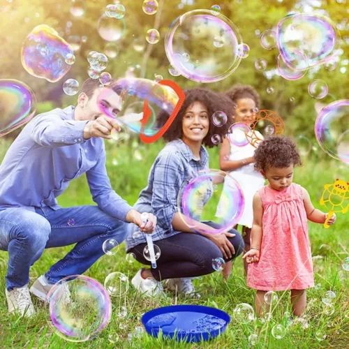 Bâtons de bulles de savon – Animation magique pour enfants – Parfait pour fêtes et jeux en plein air