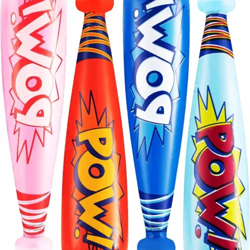 Battes de baseball gonflables – Accessoire fun pour fêtes d’enfants, anniversaires et activités en plein air