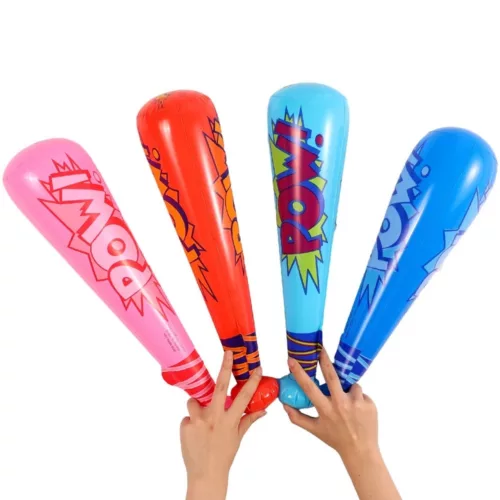 Battes de baseball gonflables – Accessoire fun pour fêtes d’enfants, anniversaires et activités en plein air