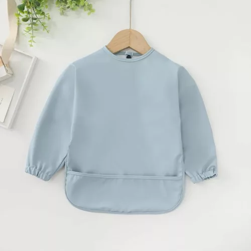 Bavoir Manche Longue Bebe Protection Anti Taches Manches Etanches Pour Repas Sans Stress 10