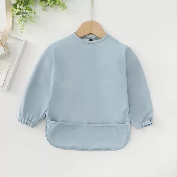 Bavoir Manche Longue Bebe Protection Anti Taches Manches Etanches Pour Repas Sans Stress 10
