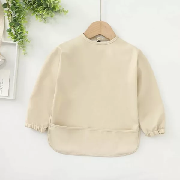 Bavoir Manche Longue Bebe Protection Anti Taches Manches Etanches Pour Repas Sans Stress 12