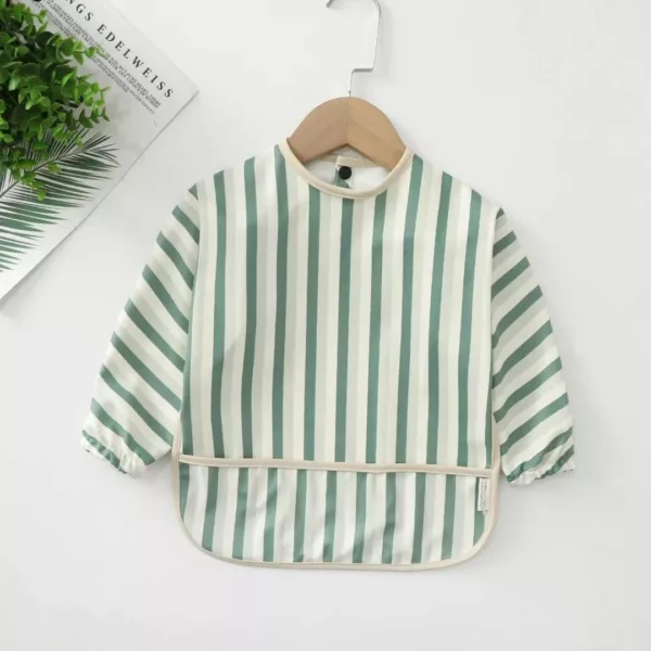 Bavoir Manche Longue Bebe Protection Anti Taches Manches Etanches Pour Repas Sans Stress 5