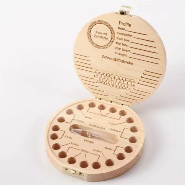 Boite à dent de lait – Souvenir personnalisé pour enfant – Cadeau original pour premières dents perdues