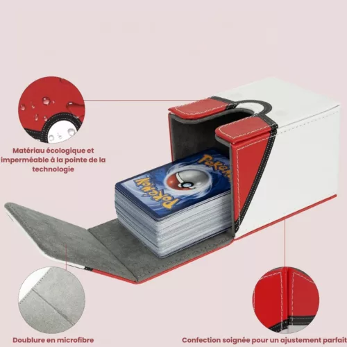 Boite pour carte pokemon – Protection rigide 400 cartes – Idéale collection et transport sécurisé