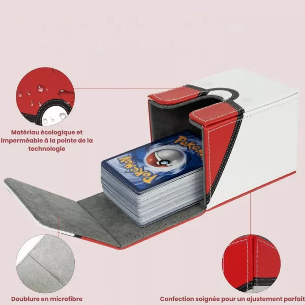 Boite pour carte pokemon – Protection rigide 400 cartes – Idéale collection et transport sécurisé