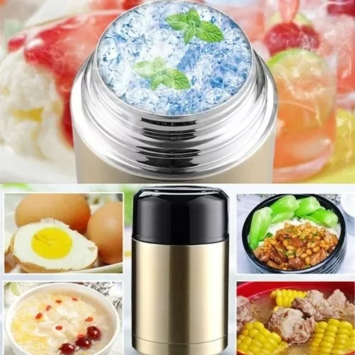 Boîte repas isotherme randonnée – Garde vos plats chauds ou frais 12h – Idéale trekking, pique-nique, bureau