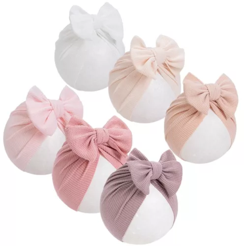 Bonnet naissance fille – Coton doux et chaud pour nouveau-né – Idéal maternité et cadeau de naissance