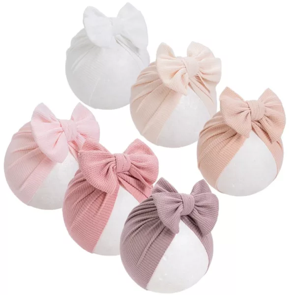 Bonnet naissance fille – Coton doux et chaud pour nouveau-né – Idéal maternité et cadeau de naissance
