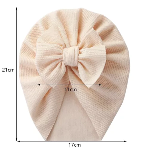 Bonnet naissance fille – Coton doux et chaud pour nouveau-né – Idéal maternité et cadeau de naissance
